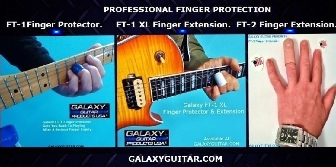 Galaxy Guitar Finger Protectors header